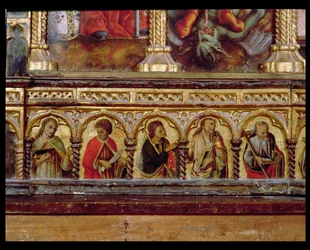 Cinque apostoli, dalla predella del polittico di San Martino